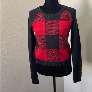 NWT Black and Red Sweater.